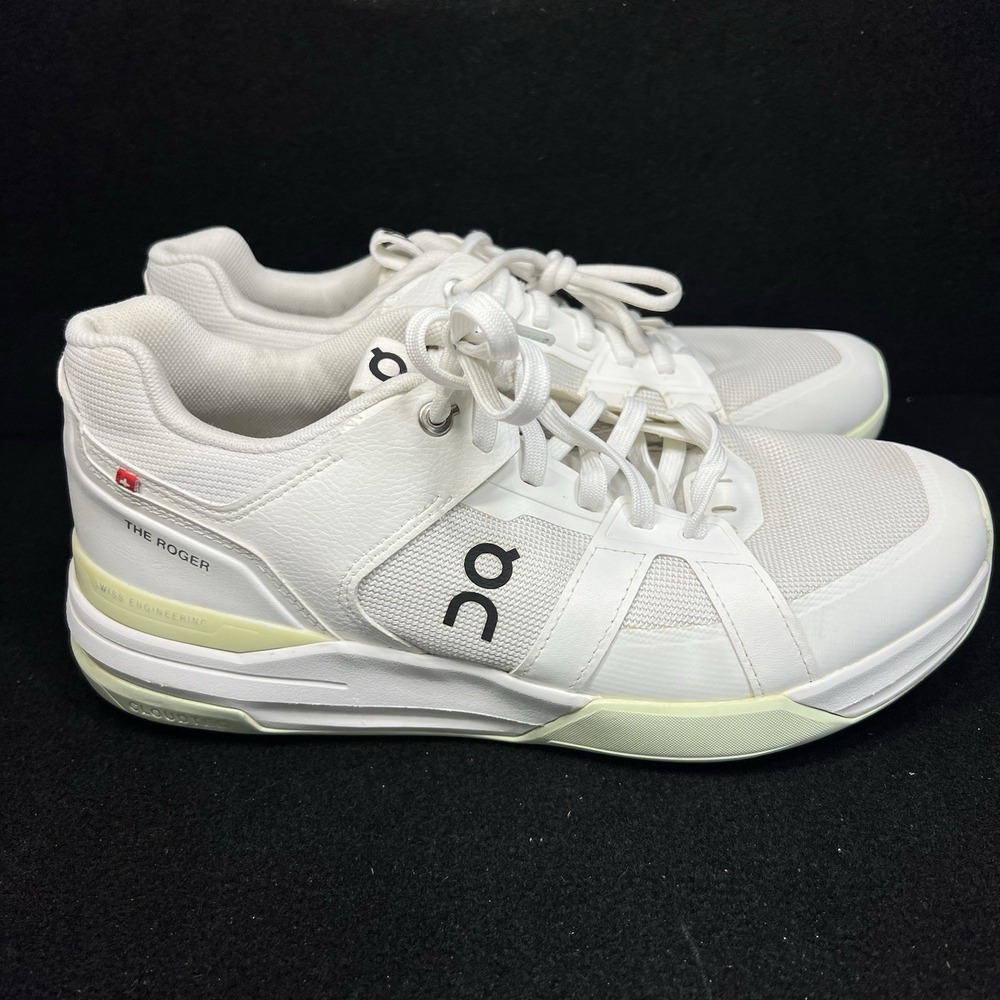 On The Roger Clubhouse Pro White Lima Tennis Sneakers 3WD30052760 Women's Sz 9.5